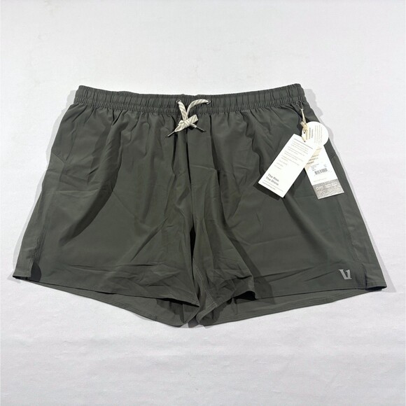 Vuori Course Run Shorts Men Dusty Pine Performance 5" Stretch Wicking Sz 2XL NWT - Picture 1 of 7